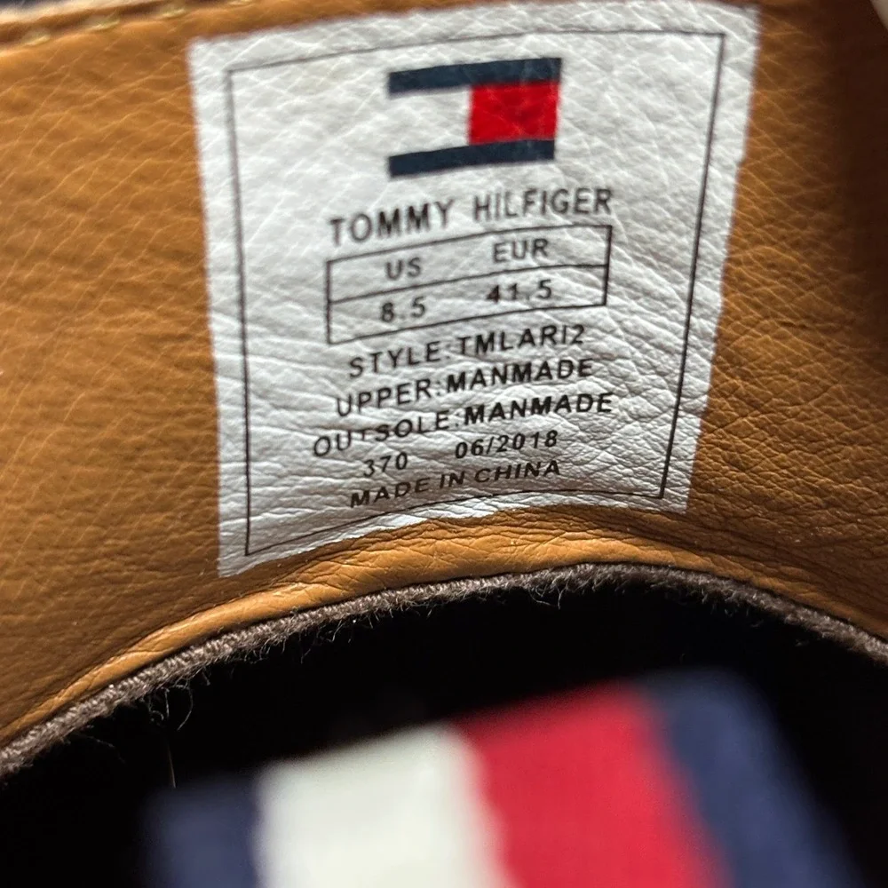 Tommy Hilfiger Mens Brown Lace Up‎ Chukka Ankle Boots Size 8.5